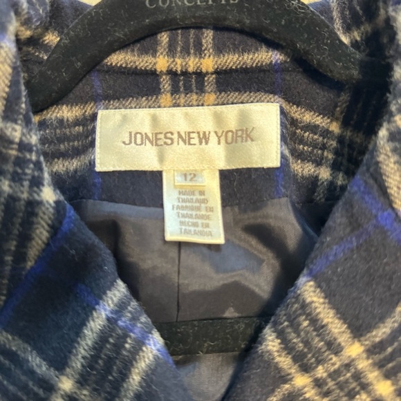Jones New York 100% Wool Double-Breasted Size 12 Coat - Picture 7 of 10